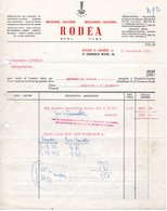 BRASSERIE - MALTERIE - BROUWERIJ - MOUTERIJ - RODEA - RHOSE ST-GENESE - ST GENESUSRODE - 18 SEPTEMBRE 1957. - Lebensmittel