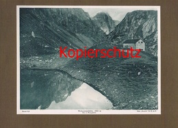 119-2 - Wolayerseehütte Eduard Pichl Hütte Karnische Alpen Alpenverein Berghütte Lichtdruck 1908 !! - Sonstige & Ohne Zuordnung