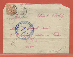 CRETE DEVANT DE LETTRE DE 1901 DE LA CANEE POUR TOULON FRANCE - Unclassified