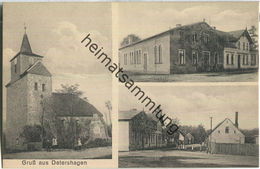 Gruß Aus Detershagen 30er Jahre - Burg