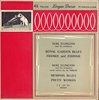 DUKE ELLINGTON - EP - 45T - Disque Vinyle - Royal Garden Blues - 7E GF 101 - Blues