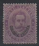 1893 Eritrea Umberto I MLH - Eritrea