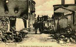 Tunisie      Monastir    Une Rue Après Le Bombardement   Du 17 Aout 1917 - Tunisia