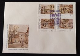 MAC1146-Macau FDC With 4 Stamps - Heritage Of The Luís De Camões Museum - Macau - 1989 - FDC