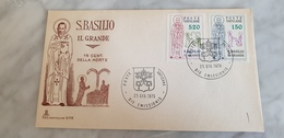 SAN BASILIO S. Vaticano FDC Official Cover 1979 - Theologians