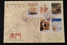 MAC1149-Macau FDC With 5 Stamps - The Portuguese Presence In The Far East - Macau - 1989 - FDC