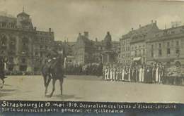 080320B - CARTE PHOTO AA HILBER STRASBOURG MILITARIA GUERRE 1914 18  1919 Décoration Héros Alsace Lorraine Par Millerand - Guerra 1914-18