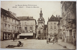 Delcampe - PLACE DU MARCHÉ - GRAY - Gray