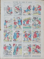 Planche D'Images N° 546, Imagerie D'Epinal (Pellerin & Cie) Histoire De Robin Et Gentil - Collections