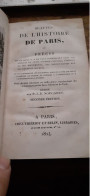 Beautés De L'histoire De Paris NOUGARET Thériot Et Belin 1824 - Paris