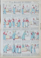 Planche D'Images N° 1417, Imagerie Marcel Vagné (Jarville-Nancy) La Maladie De Pierrot - Verzamelingen