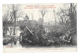 LIBOURNE (33) Domaine De La Ganne Ouragan 1914 Arbre Déraciné Animation - Libourne