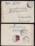 Portugal PONTA DELGADA 1944 Censor Cover To VILA DA PRAIA DA VITORIA ILHA TERCEIRA Locla Use - Ponta Delgada