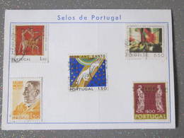 Carte Avec Timbres Pour Collection Oblitéré Portugal - Autres & Non Classés