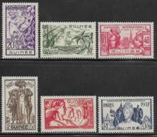 French Guinea Scott #  120-5 Mint Hinged Colonial Exposition, 1937 - 1931 Exposition Coloniale De Paris