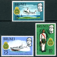 Brunei 1971 10 Ans Years Royal Malayan Regiment Bell UH-1B Iroquois  (Yvert 158, Michel 157, St Gibbons 178) - Hélicoptères