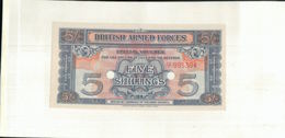 British Armed Forces 5 Shillings 1948  (cahier Billet 6/7) - Forze Armate Britanniche & Docuementi Speciali