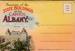 Vintage 1945-1950 - Albany New York - State Buildings At The Capitol - Souvenir Folder With 18 Views - Unused - Albany