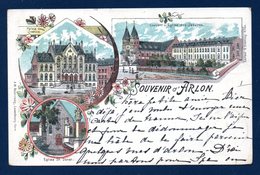 Arlon. Souvenir D'Arlon. Palais De Justice. Couvent Et église Des Jésuites. Eglise Saint-Donat. 1901 - Aarlen