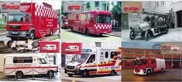 2018 HONG KONG 150 Anni Of Fire Services Dept. 6v MC - Cartes-maximum