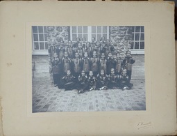 Photo De Groupe Classes - Jeunes Filles En Costume (Tonquinois?) - Photo F. Hamelle, Cachan à Identifier - Personas