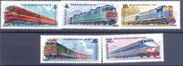 1982. USSR/Russia, Locomotives, 5v,  Mint/** - Ongebruikt