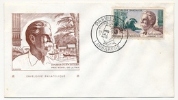 GABON - Enveloppe FDC - Docteur Schweitzer - Lambaréné 23/7/1960 - Gabon (1960-...)