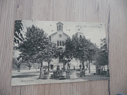 CPA 83 Var Saint Cyr La Place Et L'église - Autres & Non Classés