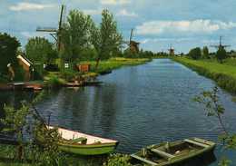 PAYS-BAS   HOLLANDSE MOLEN  Bovenkruiers Bij Kinderdijk - Kinderdijk