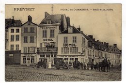 Cpa BRETEUIL Prévret Hôtel Du Commerce - Breteuil