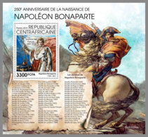 CENTRALAFRICA 2019 MNH Napoleon Bonaparte S/S - OFFICIAL ISSUE - DH2009 - Franz. Revolution