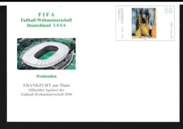 Germany Postal Stationary Lyonel Feininger W/print FIFA World Cup 2006 Fussball Waldstadion In Frankfurt - 2006 – Germany