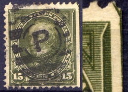 USA Nr.131       O  Used      (6858)  Schnittmarkierung - Abarten & Kuriositäten