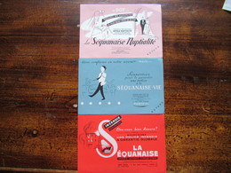 Lot De 3 Buvards Pub - Banque & Assurance