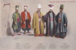 TURQUIE. Collection Costumes JUSTICE. Chef & Exécuteur Hautes Oeuvres, Huissier, Gendarmes :1/Voleurs-2/Maisons Closes) - Turquie