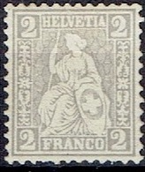 HELVETIA # FROM 1862 STAMPWORLD 19** - Unused Stamps