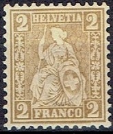 HELVETIA # FROM 1866-81 STAMPWORLD 28** - Unused Stamps