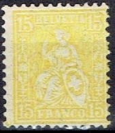 HELVETIA # FROM 1866-81 STAMPWORLD 30** - Unused Stamps