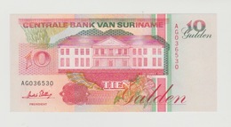 Banknote Suriname 10 Gulden 1996 UNC - Suriname