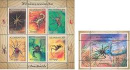 Azerbaijan. 2008 Spiders. Bl 82, Bl 83 - Spinnen