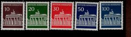 Bund 506 - 510 Brandenburger Tor Neuf Postfrisch ** MNH - Ungebraucht