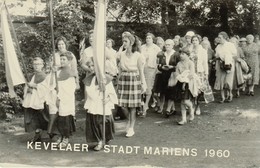 KEVELAER 1960 Privatkarte " Marien-Prozessionsgruppe (aus Köln) " - Kevelaer