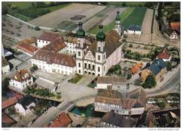 Carte Postale 67. Ebersmunster  Vue D'avion  L'église Et Le Couvent Trés Beau Plan - Ebersmunster