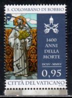 Vatican 2015 Mi# 1854 Used - 1400th Anniv. Of The Death Of Bobbio S.Colombano - Oblitérés