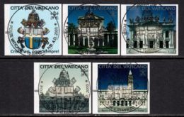 Vatican 2000 ATM Mi# 1-5 Used - Holy Year 2000 / Basilicas - Poststempel - Freistempel