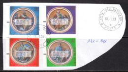 Vatican 2002 ATM Mi# 11-14 X Used - Ordinary Paper - The Four Evangelists - Macchine Per Obliterare (EMA)