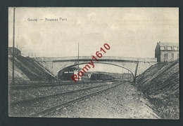 GOUVY.(Luxembourg)  Le Nouveau Pont. Chemin De Fer, Train. Circulé En 1925. 2 Scans. - Gouvy