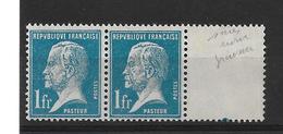 France N°179** Une Paire Cote 100€ - 1922-26 Pasteur