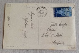 Cartolina Postale "Prestito Della Ricostruzione" Da Napoli Per Caserta - 24/12/1946 - 1946-60: Marcophilia