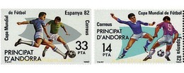 Ref. 65244 * MNH * - ANDORRA. Spanish Adm.. 1982. FOOTBALL WORLD CUP. SPAIN-82 . COPA DEL MUNDO DE FUTBOL. ESPAÑA-82 - Unused Stamps